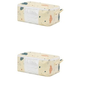 REGALWOVEN Non-Woven Fabric Organizing Bedroom Closet Storage Bags with Handles 2 Pcs - 1 of 4