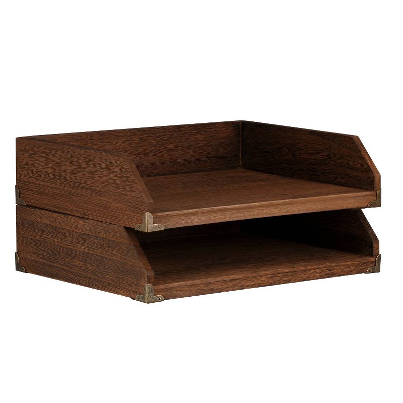 Letter Tray Wood - Threshold&#8482;, 3 of 5