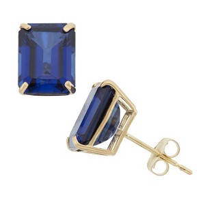 Designs By Gioelli 10K Gold Gemstone Stud Earrings - 1 of 2