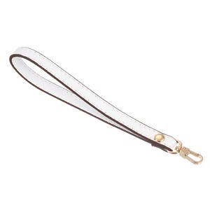 Unique Bargains Leather Removable Wallet Keychain Bag Replacement Wristlet Strap - 1 of 4