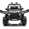 Jojoka 12V Kids Ride-On Truck Car, Battery Powered Vehicles with Remote, Bluetooth Music, LED Lights, Spring Suspension - 2 of 2
