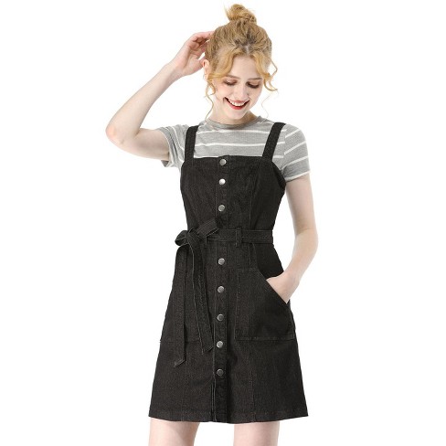 Denim Pinafore Dresses for Women - Up to 60% off