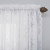 No. 918 Sheer Ariella Floral Lace Rod Pocket Curtain Panel - 2 of 3