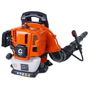 66CC Backpack Blower - 4HP 2-Cycle Gas Leaf Blower, 880 CFM & 320 MPH for Powerful Wet Leaf & Debris Cleanup, Perfect for Snow Removal,Orange - 1 of 4