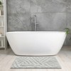 Unique Bargains Bathroom Non-Slip Geometric Soft Microfiber Washable Floor Mat - 2 of 4