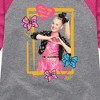JoJo Siwa Jojo Love  - Athletic Heather/Fuchsia - 5T - 2 of 3