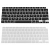 Insten 2 Pack Keyboard Cover Protector Compatible with 2020 Macbook Air 13", Ultra Thin Silicone Skin, Tactile Feeling, Anti-Dust, Clear & Black - image 4 of 4