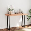 vidaXL Table Top Light Brown 47.2"x23.6"x(0.8"-2.4") Treated Solid Wood Live Edge - 3 of 4