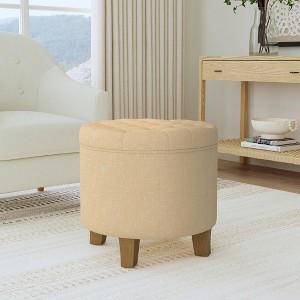 Boho Tufted Storage Ottoman - HomePop - 1 of 4