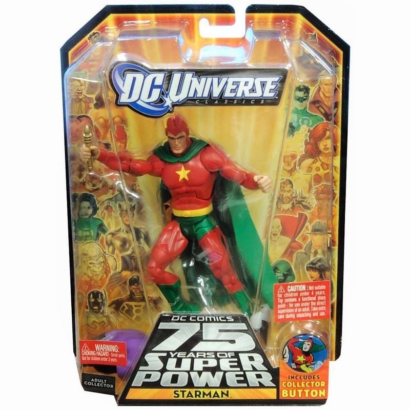 Mattel DC Universe Collect & Connect Figure | Starman Variant Retro, 1 of 2