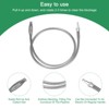 Unique Bargains Spring Cable with Electric Drill Connector Kitchen Toilet Drain Augers - 3 of 4