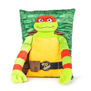 Teenage Mutant Ninja Turtles Raphael 3D Kids' Soft Snuggle Pillow - 1 of 4