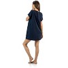 Casual Nights Women's Wake Up For Makeup Dorm Sleep Shirt - Pink - XX-Large - 3 of 3