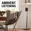 Sanus WSSA1 Height-Adjustable Wireless Speaker Stand for Sonos ONE, PLAY:1, and PLAY:3 - Each (Black) - 2 of 4