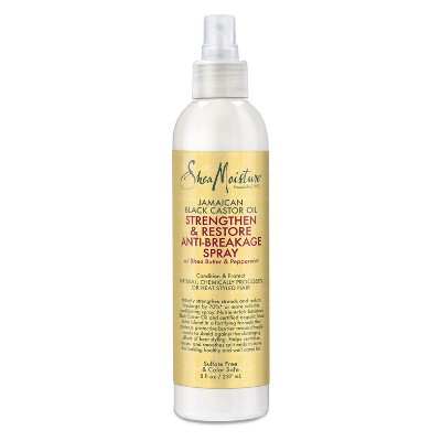 SheaMoisture Jamaican Black Castor Oil Strengthen & Restore Anti-Breakage Spray - 8 fl oz