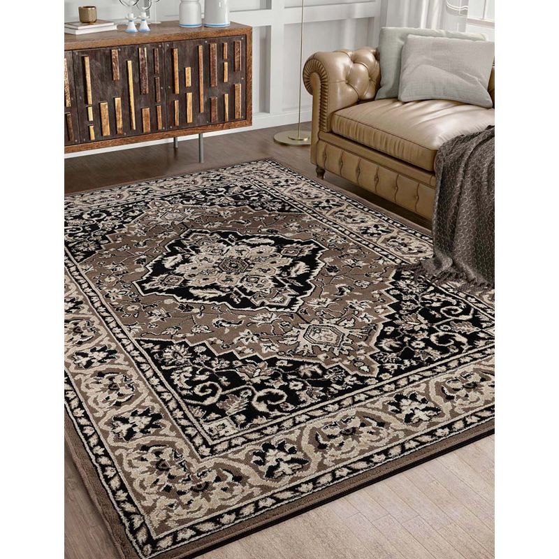 Traditional Medallion Indoor Runner or Area Rug by Blue Nile Mills, 3 of 7