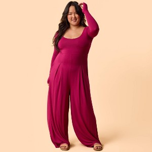 Blogilates Women's V-Neck Jumpsuit - 1 of 4