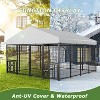 Heavy Duty Outdoor Dog Kennel with Rotating Bowls, 8 x 4 x 5.6-ft - 4 of 4