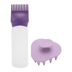 Unique Bargains Hair Shampoo Brush 3.15"x3.15"1 Set - 1 of 4