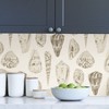 Brewster Cream Coquina Scalamandre Self Adhesive Wallpaper: NuWallpaper Vinyl Peelable Seashell Pattern, 30.75 Sq Ft Coverage - 4 of 4