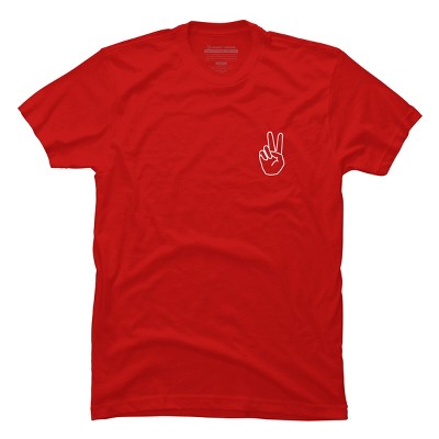 Men's Design By Humans peace By desiredesign T-Shirt