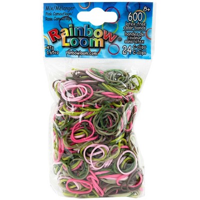 Rainbow Loom: Pink Camo Rubber Bands, Ages 7+ : Target