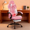 KWPZQEB Ergonomic Video Gamer Chair with Footrest, Racing Style Computer Chair w/ High Back & Adjustable Headrest, Office Chair w/ Lumbar Support - 3 of 4