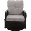 Courtyard Casual Victoria Swivel Glider  With Performatex Fabric - 3 of 4