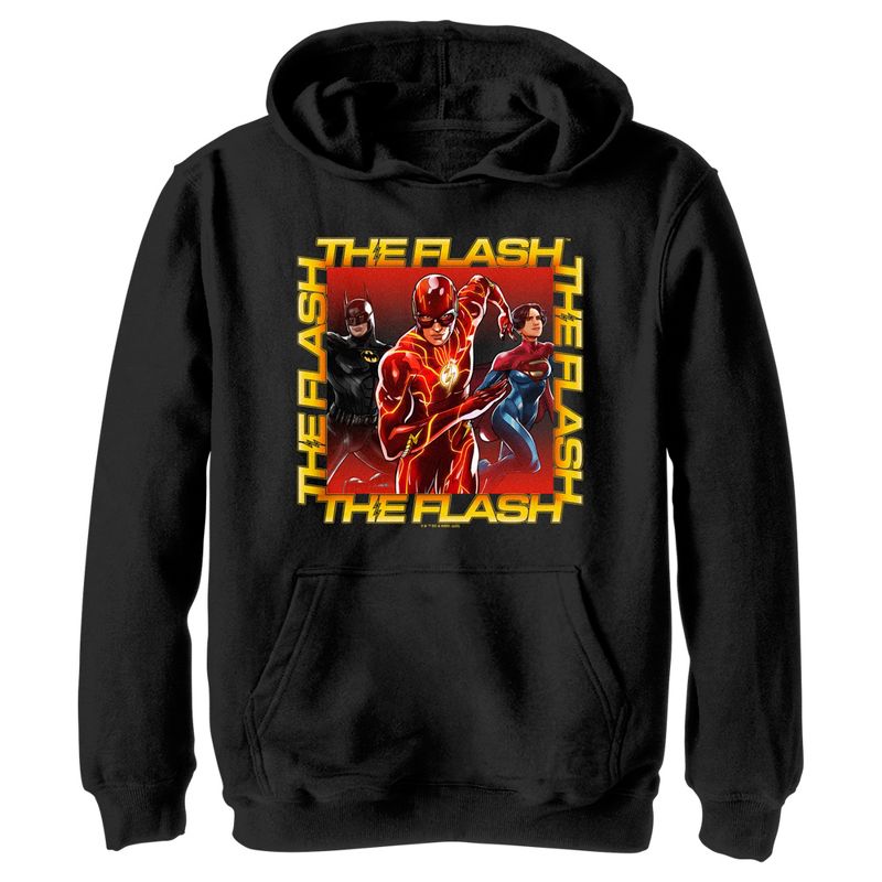Boy's The Flash Boxed Superheroes Pull Over Hoodie, 1 of 5