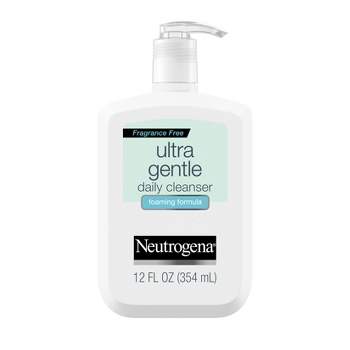 Neutrogena Ultra Gentle Foaming Facial Cleanser, Hydrating Face Wash For  Sensitive Skin - 16 Fl Oz : Target