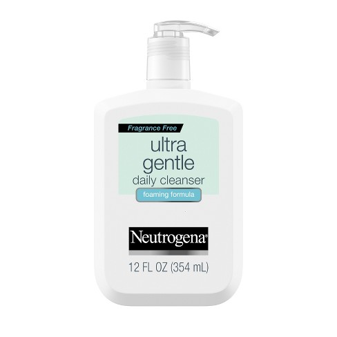 Neutrogena Ultra Gentle Foaming Facial Cleanser For Sensitive Skin - 12 ...