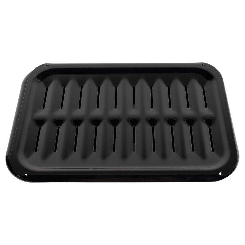 Certified Appliance Accessories® Heavy-Duty Porcelain Broiler Pan & Grill Set, 1 of 17