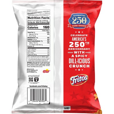 Fritos Twists Spicy Dill Pickle  Corn Chips - 9.25oz
