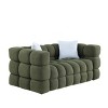 NicBex Couch for Living Room 62.2" Tufted Cloud Couch Sofa Boucle Sofa Couch 2 Seater Comfy Couch Modern Upholstered with 2 Pillows - 2 of 4