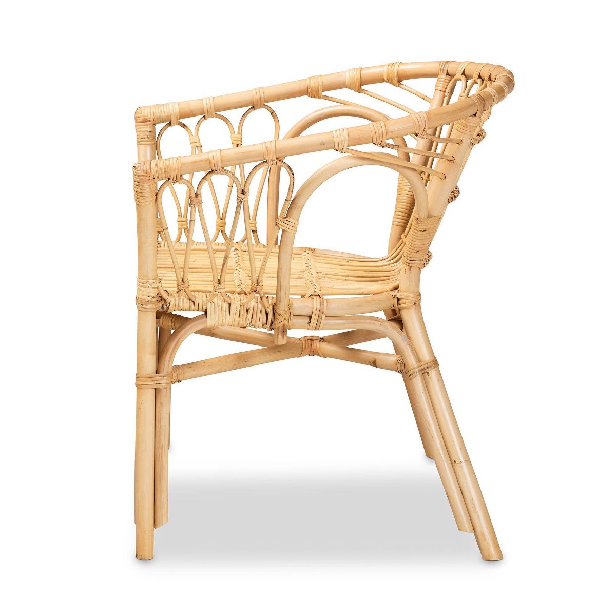 Kaka Rattan Dining Chair Natural/Brown - bali & pari - thumbnail 4