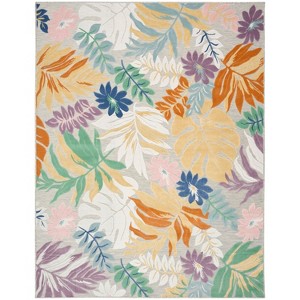 Nourison Suncoast Tropical Indoor/Outdoor Flatweave Rug - 1 of 4