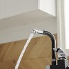 Double-Handle Pull-Out Sprayer 2 Spray Low Arc Kitchen Faucet With Deck Plate - 4 of 4