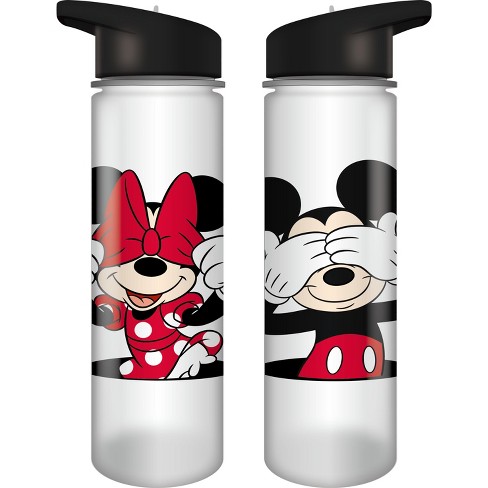 Disney Minnie & Mickey Kiss Hearts Stainless Steel Tumbler | Holds 22 Ounces