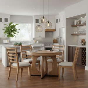 YOOCOZZ 5-Piece Extendable Retro Dining Table Set for 4 with Chairs - 1 of 4