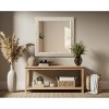 Elegant Lighting Rectangle Cornhusk Mirror 36x36 in Linen White - 2 of 4