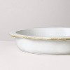 Carved Edge Pie Plate Cream - Hearth & Hand™ with Magnolia - 3 of 3