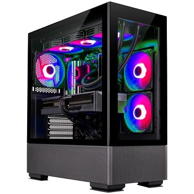 Skytech Azure Gaming PC Desktop, Ryzen 7 7800X3D 4.2 GHz (5GHz Turbo), NVIDIA RTX 5070 12GB, 2TB Gen4 NVMe SSD, 32GB RAM RGB, 750W PSU, 360mm ARGB AIO