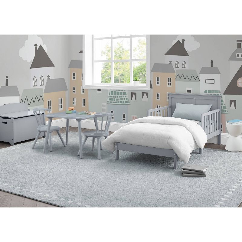Collins Wood Toddler Kids&#39; Bed, Greenguard Gold Certified Gray - Delta Children, 3 of 10