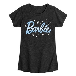 Girls' - Barbie - Winter Breeze Fitted Short Sleeve Graphic T-Shirt - 1 of 4