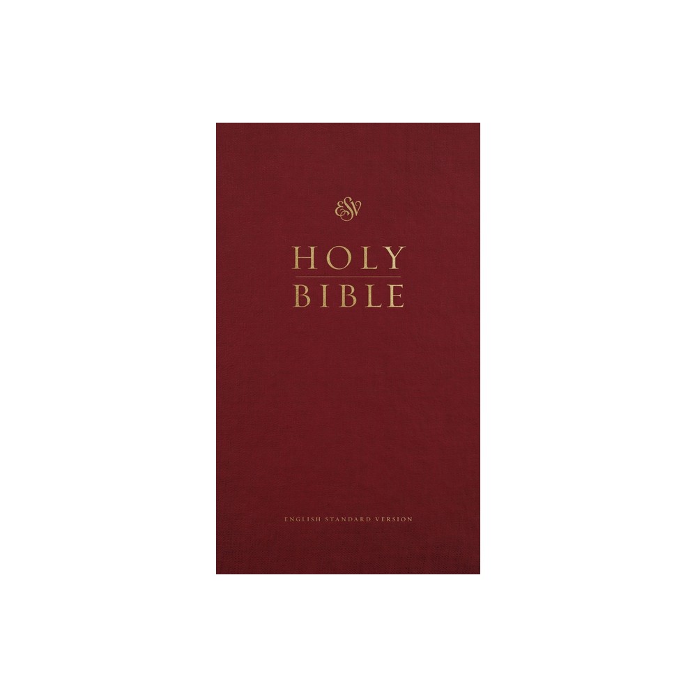 ESV Church Bible, Large Print (Hardcover, Burgundy) - by Esv Bibles