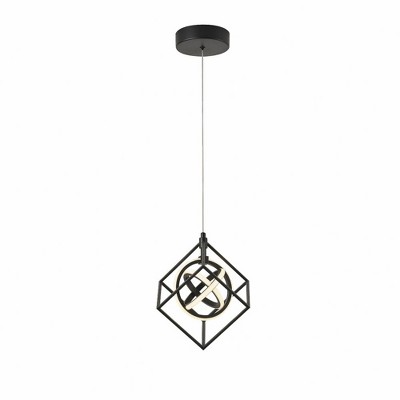 Artcraft Lighting Tulip 1 - Light Pendant in  Matte Black