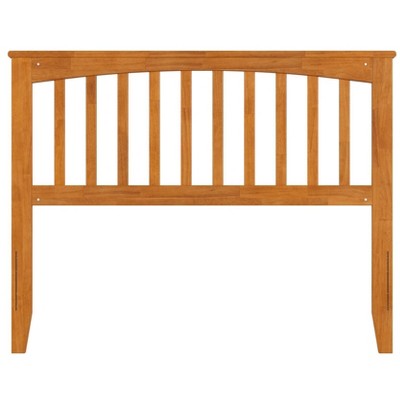 Mission Full Light Toffee Wood Headboard with USB Charger