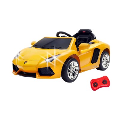 Feber 6V Lamborghini Aventador Powered Ride-On - Yellow