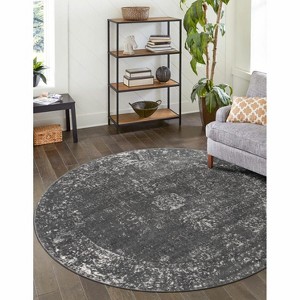 Unique Loom Sofia Casino Floral Indoor Woven Area Rug - 1 of 4