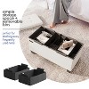 StorageBud Storage Ottoman for Bedroom End of Bed, Fabric Storage Bench, Large Storage Ottoman Bench, Entryway Bench with Storage - 2 of 4